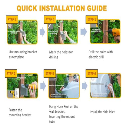 Retractable Garden Hose Reel