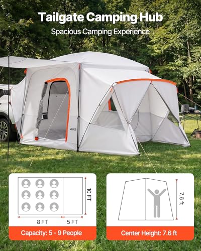 SUV Camping Tent for 5