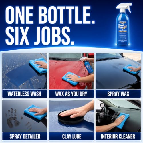 Wash Wax ALL Waterless Car Wash RV Boat Spray Detailer (640 Fl Oz)