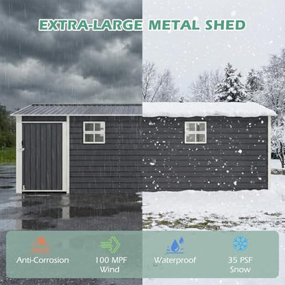 14x24 FT Heavy Duty Carport
