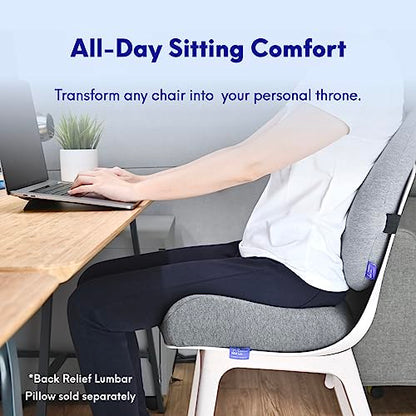 Patented Pressure Relief Seat Cushion for Long Sitting Hours on Office