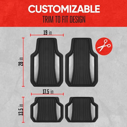 ChromeTech Car Floor Mats Full Set