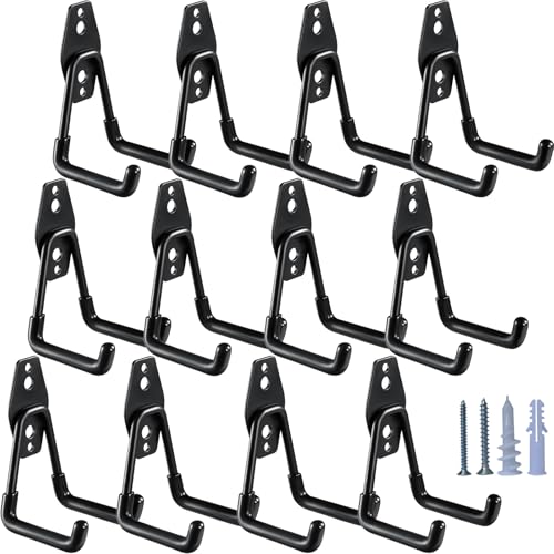 Heavy Duty Garage Hooks 12 Pack