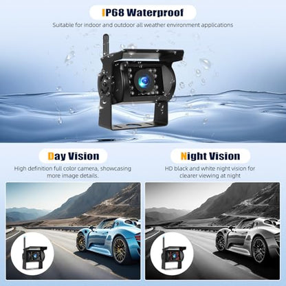 1080P Wireless RV Backup Camera System