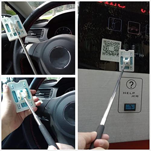 Telescopic Rod Card Holder Reacher