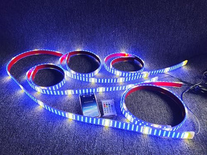 3PCS 4FT Quad Row Chasing Strips for Making Slingshot Wheel Lights (4 Foot)