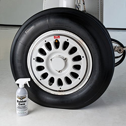 Rubber Care Matte Tire Shine & Ceramic Rubber Conditioner (32 Ounce)