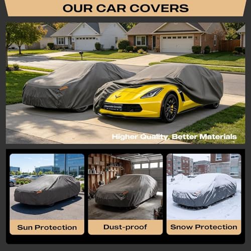Waterproof Heavy Duty Car Cover for Chevrolet Corvette 1980