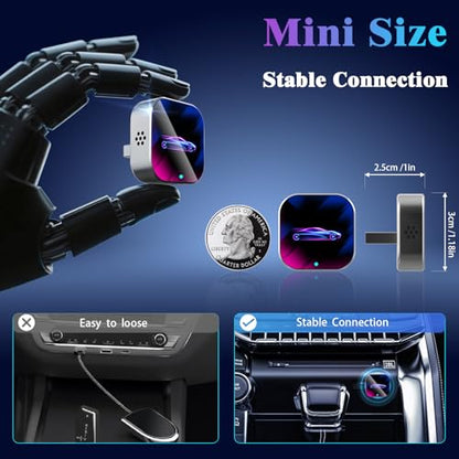 2026 Wireless CarPlay Adapter Upgrade Wired CarPlay to Wireless