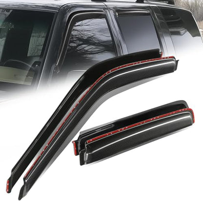 4PCS Tape On Window Visors for 1992 (4 Count)