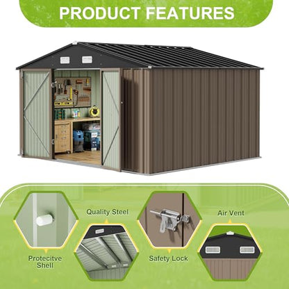 10 x 10 FT Outdoor Storage Shed