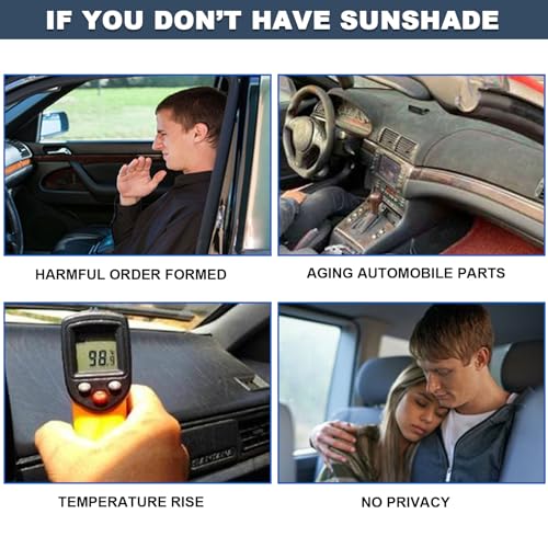 Foldable Front Sun Shade for Jeep Wrangler 2018