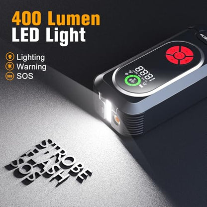 8000A Jump Starter with Air Compressor