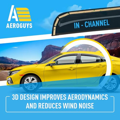 Extra Durable Window Deflectors in (4 Count)
