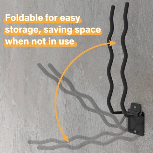 6 Pack 12" Wave Garage Hooks (6 Count)