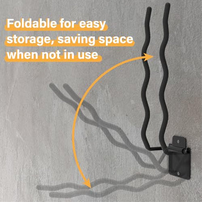 6 Pack 12" Wave Garage Hooks (6 Count)