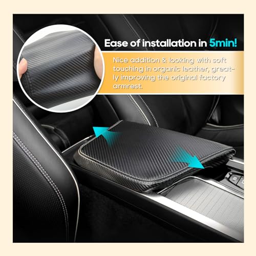 Central Console Armrest Box Cover Fit for Volov 2021 2022 2023 2024 2025 2026 XC60 S60 SPA Cover Car Armrest Cover Auto Center Console Pad
