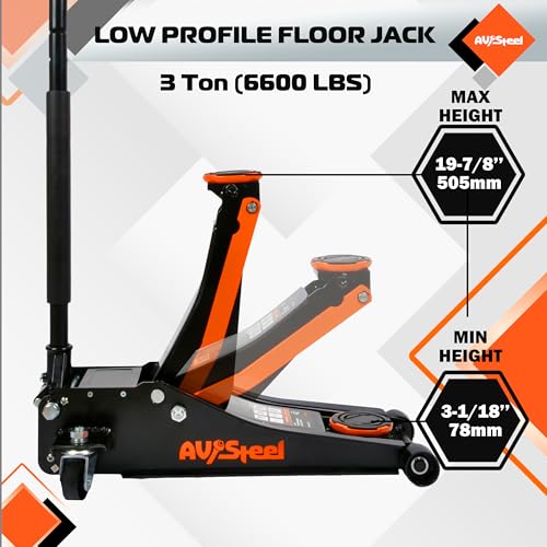Low Profile Floor Jack 3 Ton