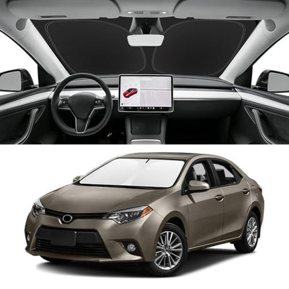 Custom Fit Windshield Sun Shade for Toyota Corolla 2014