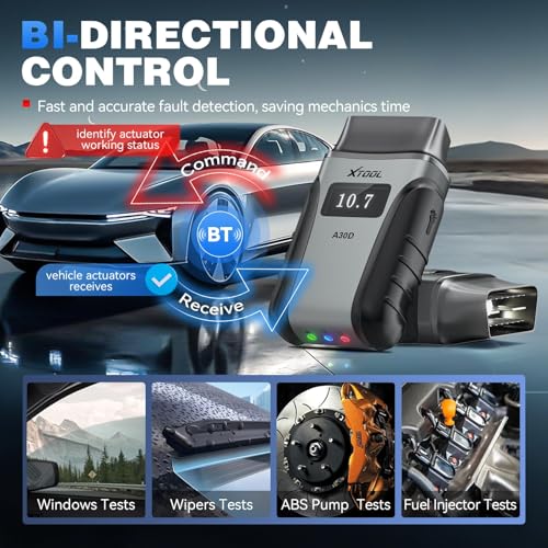 A30D Bidirectional OBD2 Scanner Diagnostic Tool All System & 19 Reset