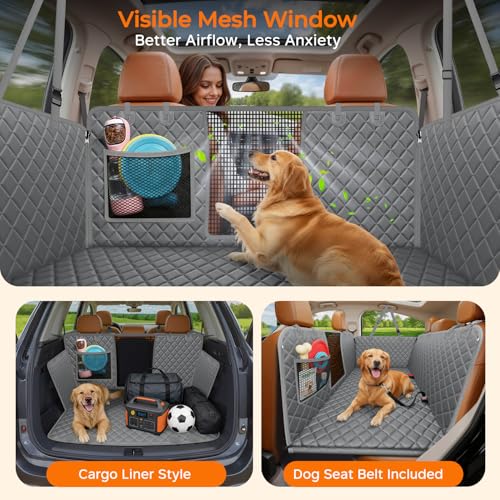 Hard Bottom Dog Car Seat Cover
