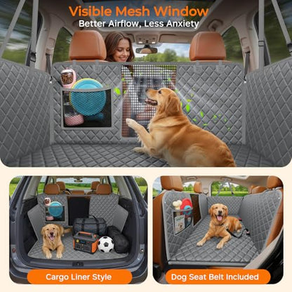 Hard Bottom Dog Car Seat Cover