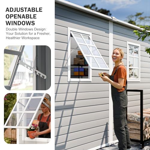 8x4 FT Resin Lean to Shed