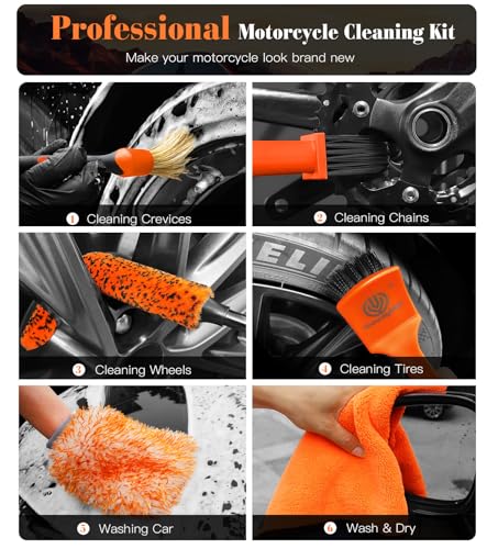 7PCS Motorcycle Cleaning Kit