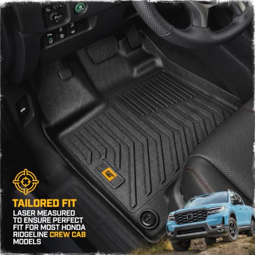 JustFit™ 3D Custom Fit Floor Mats for Honda Ridgeline 2017