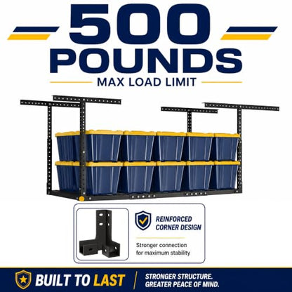 3 x 6FT Overhead Garage Storage Rack