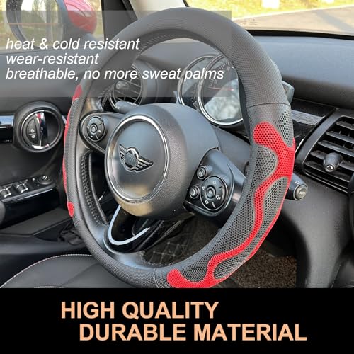 Large Size Comfy Grip Steering Wheel Cover 15.75 Inch