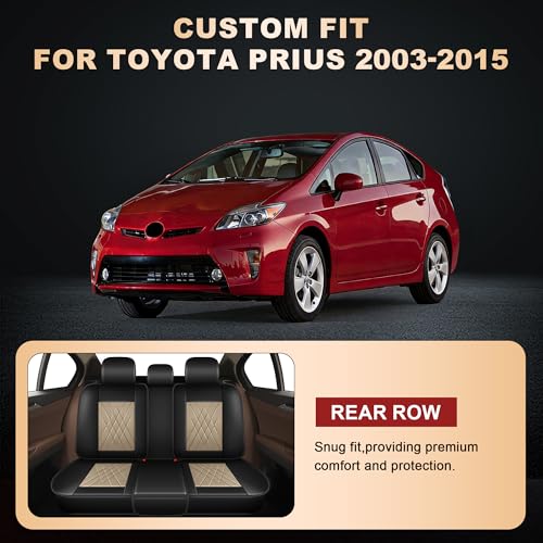 2 Front Car Seat Covers for Toyota Prius 2003