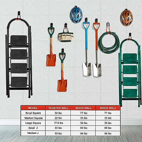 Garage Hooks Organizer Kit