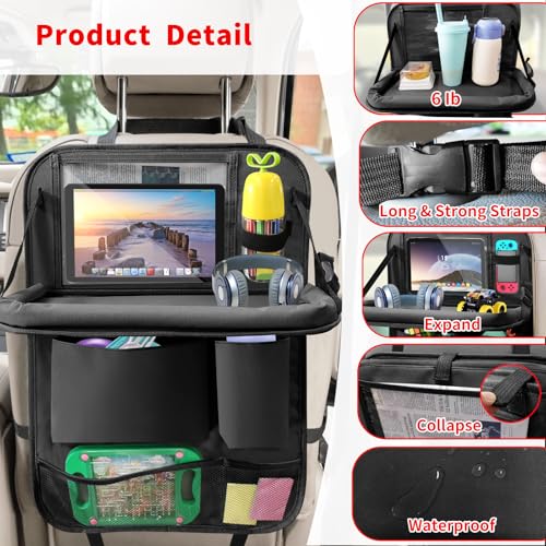 Car Backseat Organizer with Tablet Holder