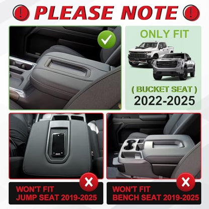 Armrest Cover for Silverado Sierra 2022