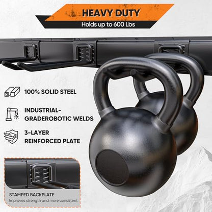 Heavy Duty Garden Tool Organizer Metal Wall Mount