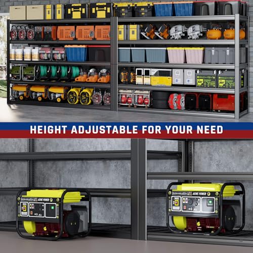 67" Wide 5 Tier Garage Shelving Unit (2 Count)
