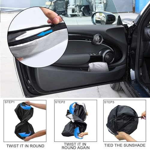 Foldable Front Windshield Sunshade fit for 2015
