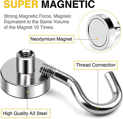 Magnetic Hooks (75 Count)