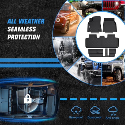 Floor Mats for Tesla Model Y 7 Seat 2020 2021 2022 2023 2024 2025
