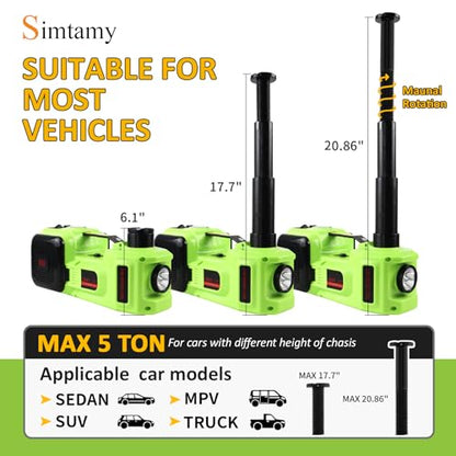 Electric Car Jack Kit 5Ton 12V Car Jack