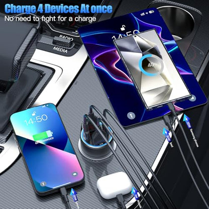 Car Charger USB C Fast Charging with 60W USB