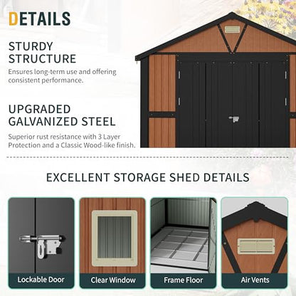 10x12 Ft Outdoor Storage Shed