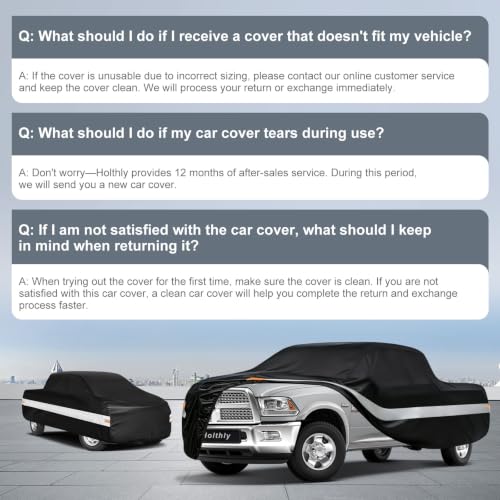 10 Layers Truck Cover Waterproof All Weather Custom Fit for Ford