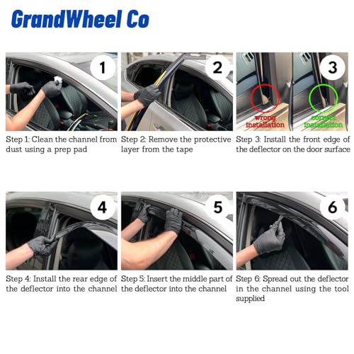 Window Deflectors Smoke Tinted In (4 Count)