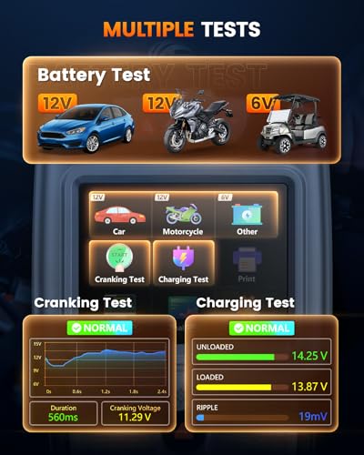 BA101 Plus Car Battery Tester