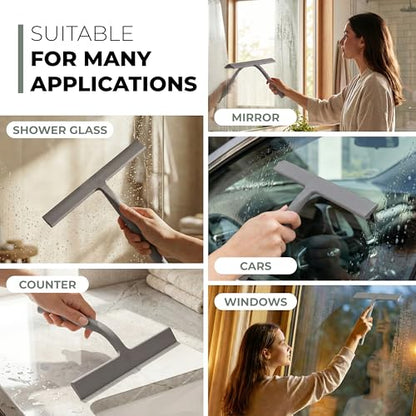 Silicone Shower Squeegee with 3
