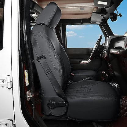 Wrangler JK Seat Covers Custom Fit for Jeep Wrangler (3 Count)