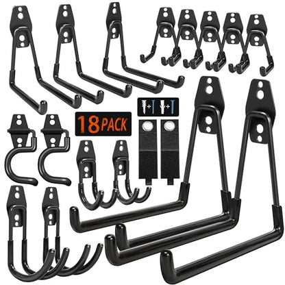18 Pack Garage Hooks Heavy Duty (18 Count)