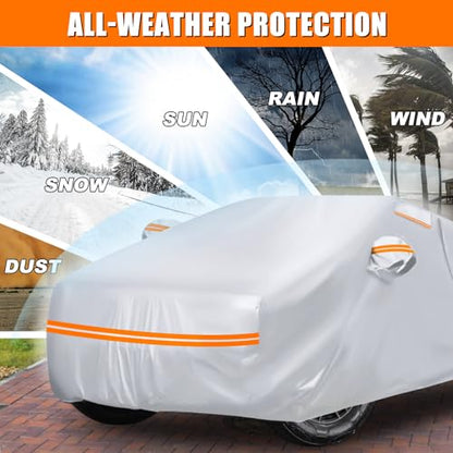 6 Layers Silver Waterproof Car Cover Replace for Tesla Cybertruck